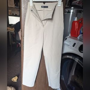 Zara Womans beige/Cream Zara pants
